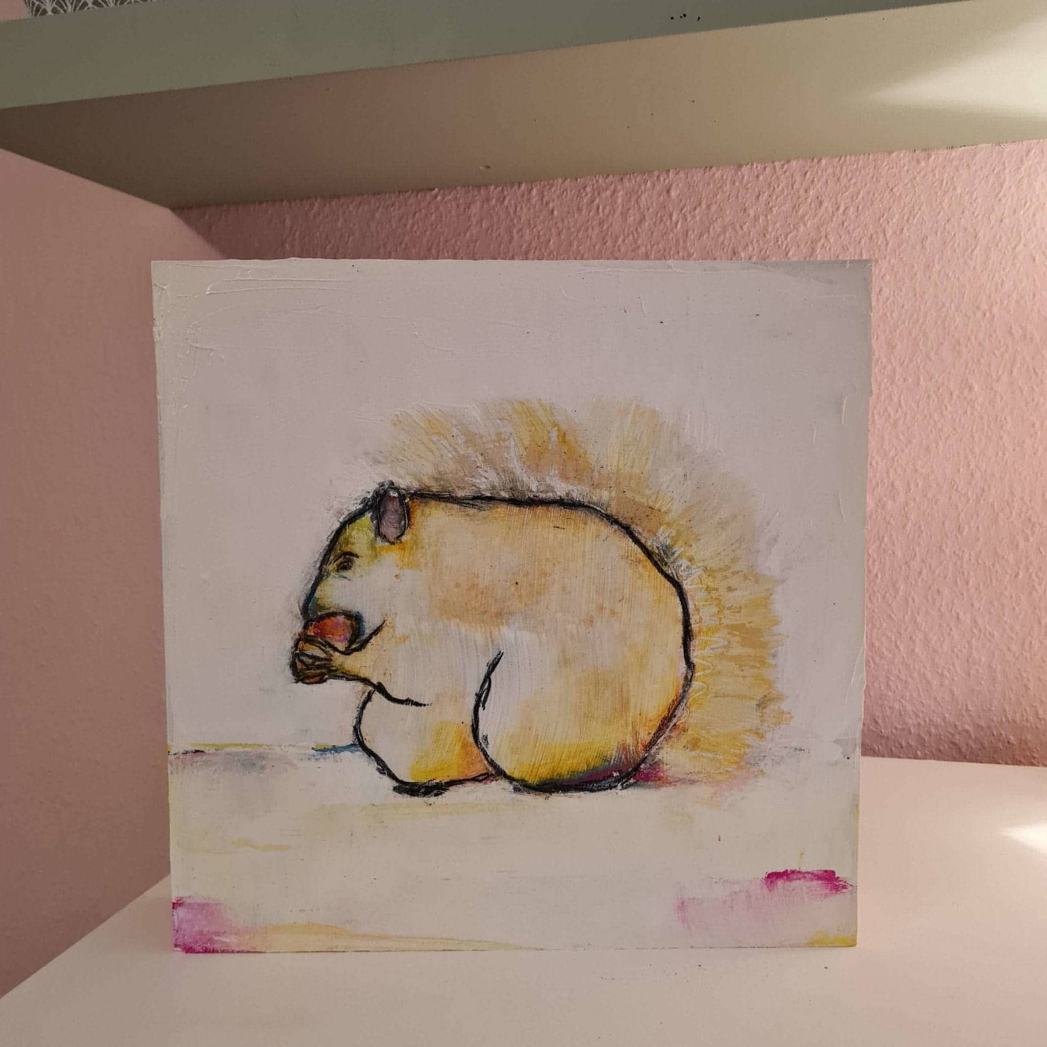 Personalisierte Auftragskunst und Gemälde: eichhornchen-bild – Kategorie: Originalgemälde – Hersteller: