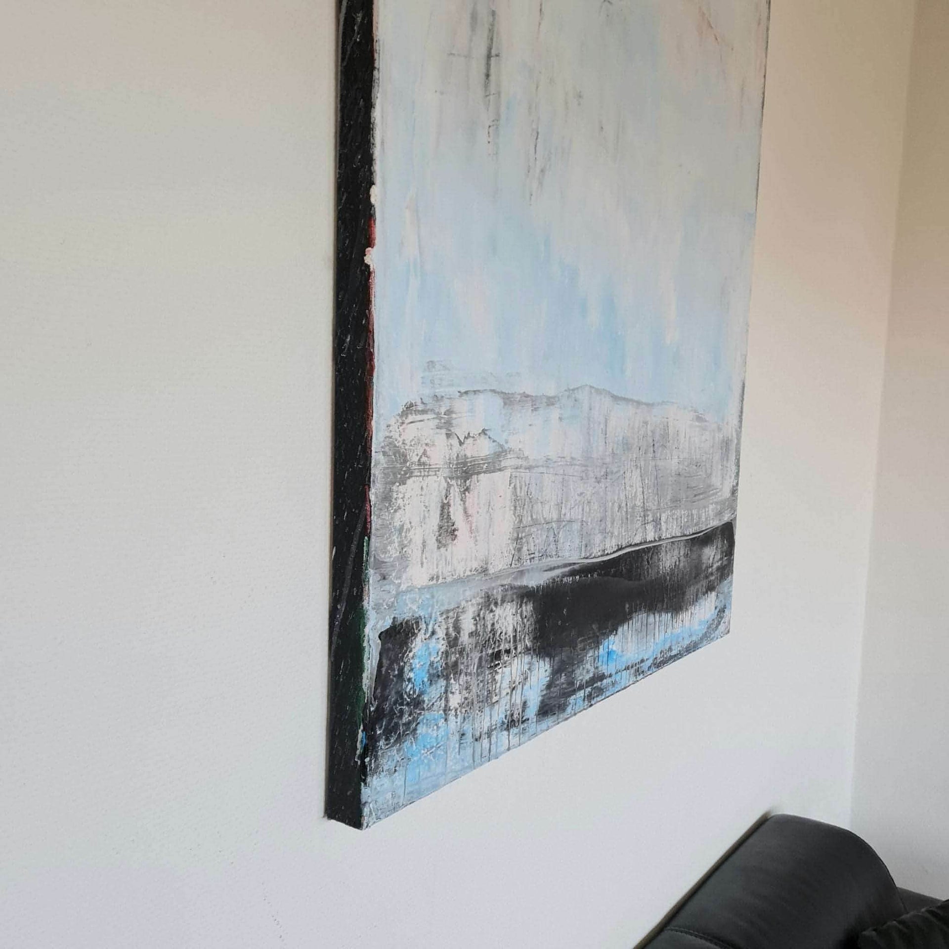 Harzwanderung, Auftragskunst, abstrakte Bilder, Kunst, Abstrakte Kunst auf Leinwand, blaues-bild-berge, abstrakte Bilder kaufen 