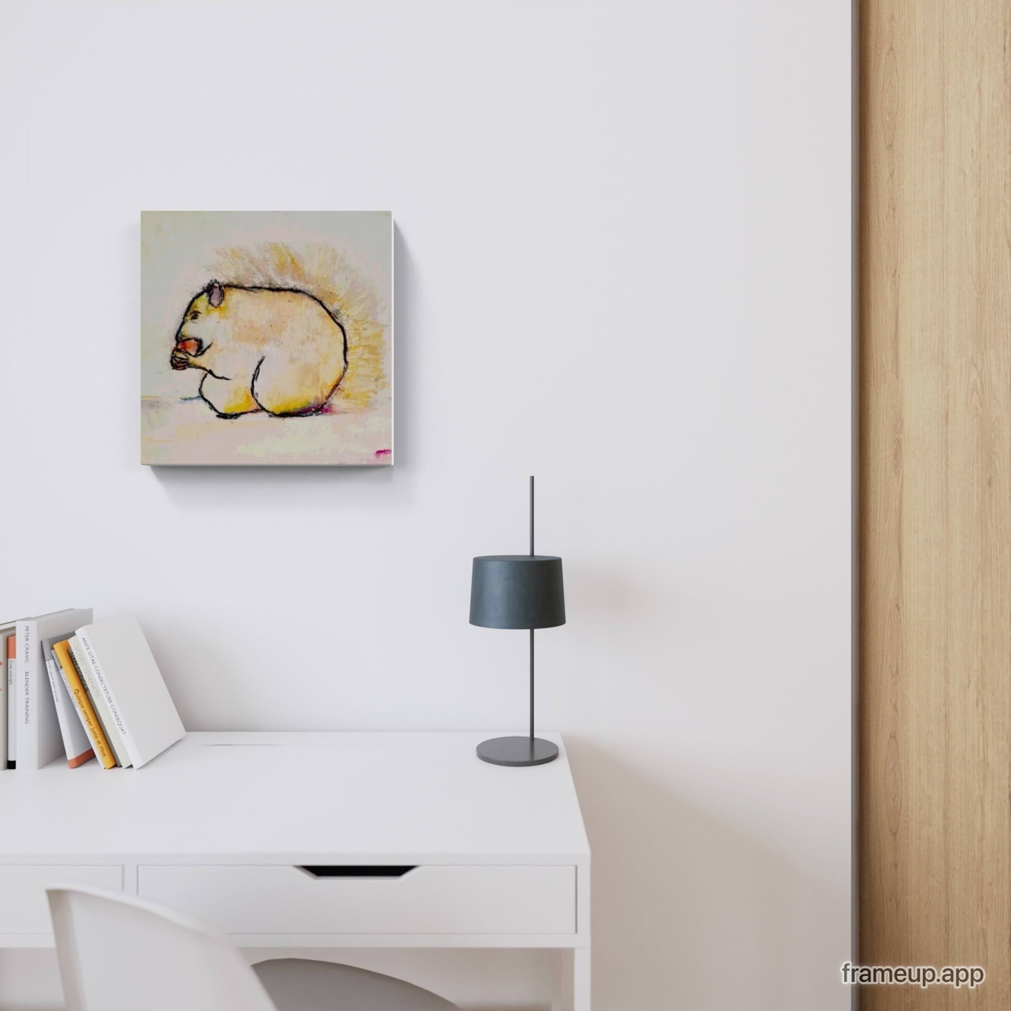 Personalisierte Auftragskunst und Gemälde: eichhornchen-bild – Kategorie: Originalgemälde – Hersteller: Conny Wachsmann, Artist