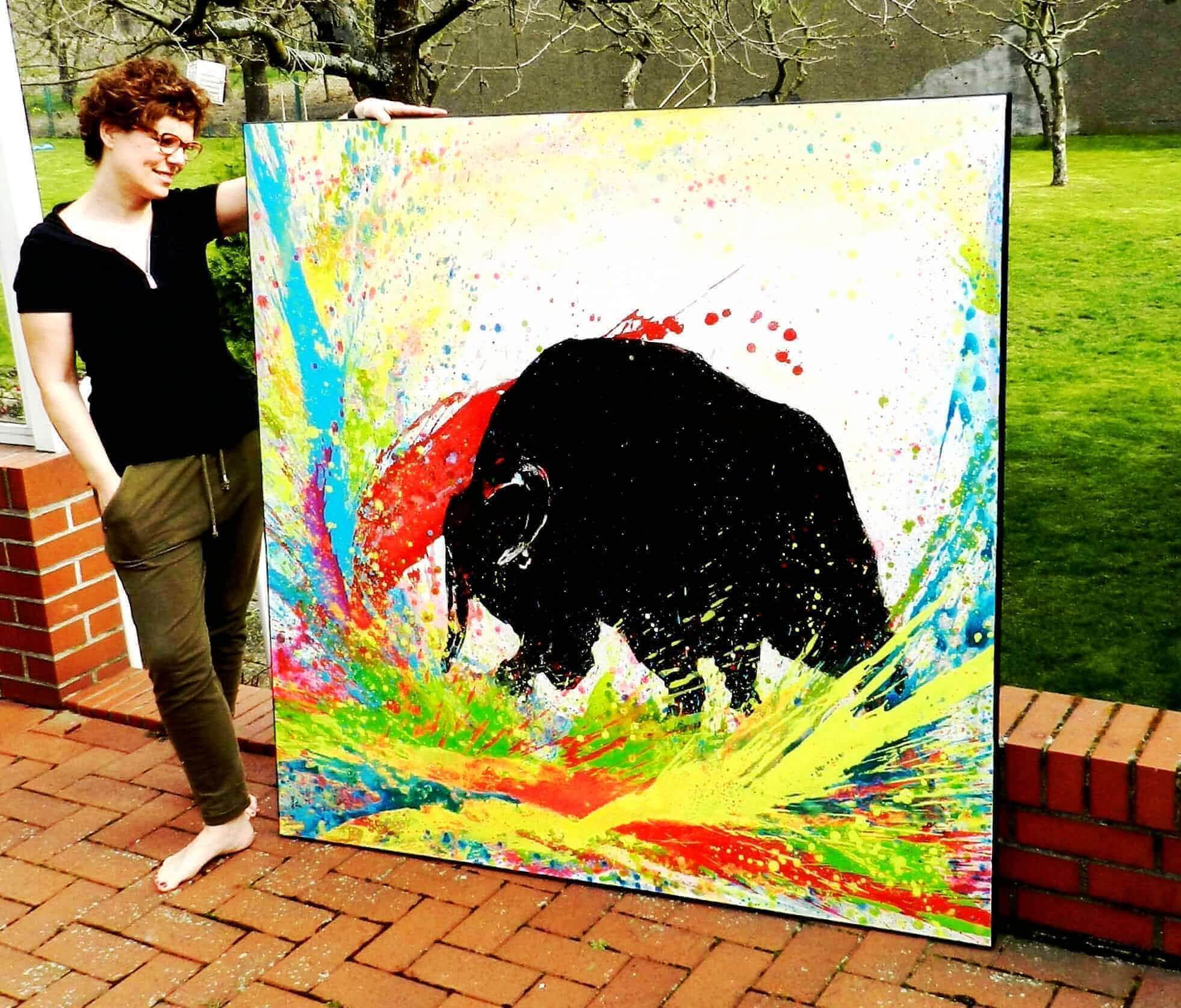 nan – modernes Leinwandbild, Detailansicht Motiv 15.0 für Pinterest, Etsy und Google optimiert