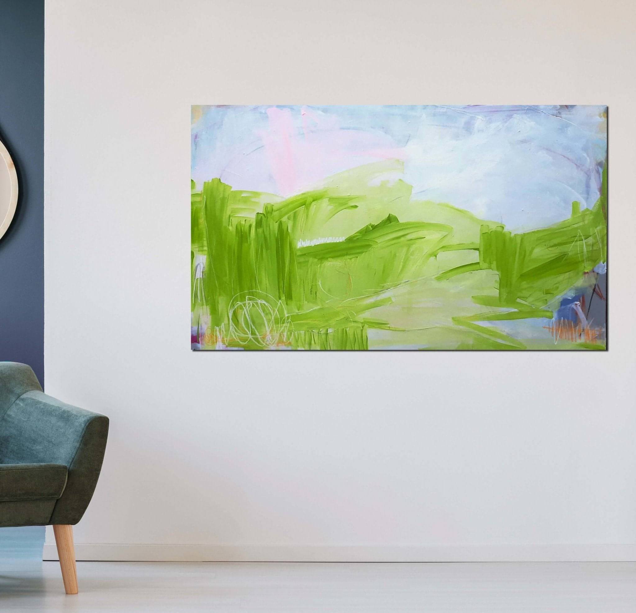 Personalisierte Auftragskunst und Gemälde: gruene-bilder-gross – Kategorie: Originalgemälde – Hersteller: