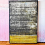 Personalisierte Auftragskunst und Gemälde: schwarz-gelbes-bild-modern – Kategorie: Originalgemälde – Hersteller: 