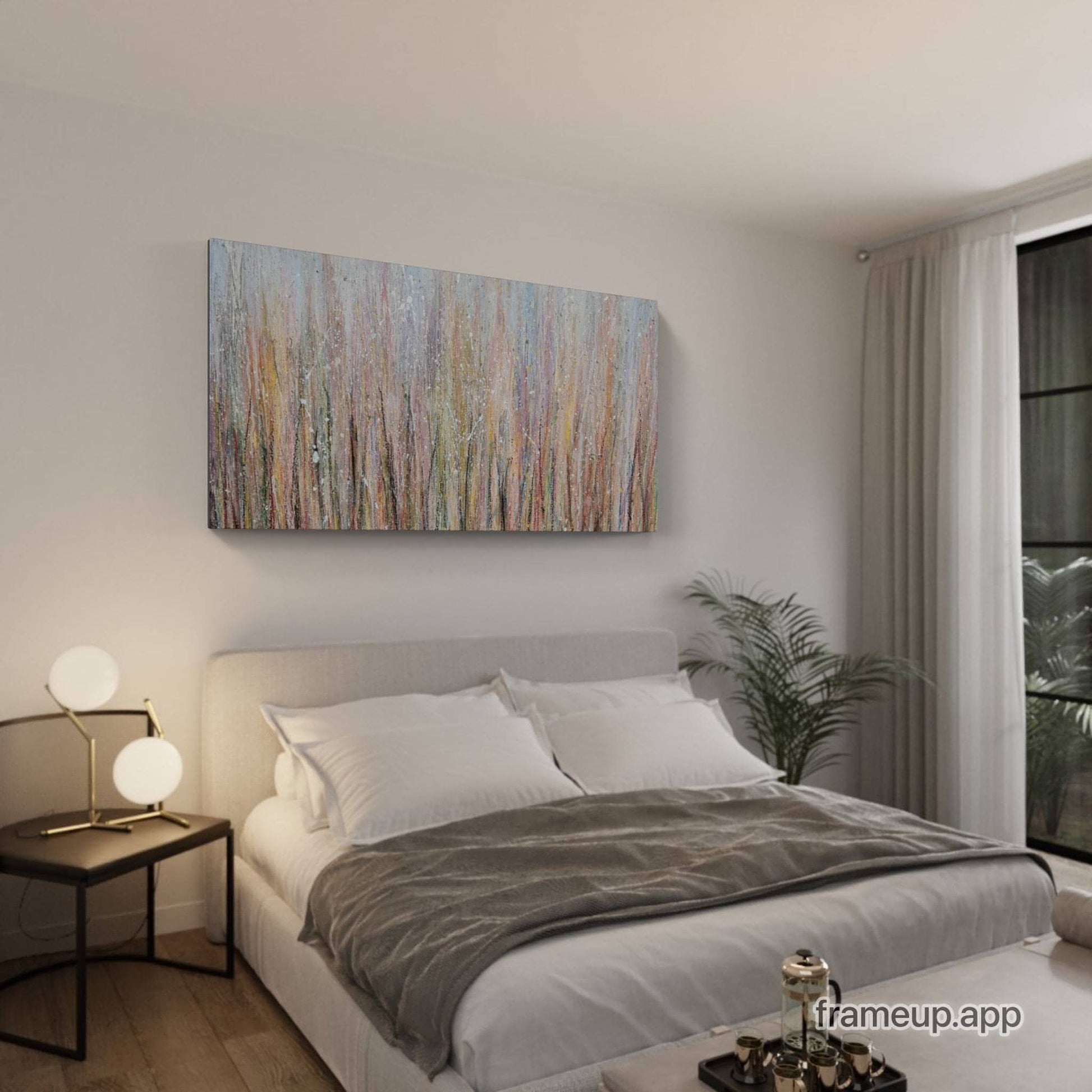 weiße Bilder - Kunst nach Maß - Lebendige Regenbogenfarben und faszinierender Goldeffekt" Abstrakte Bilder & moderne Auftragsmalerei, abstrakte große bilder online kaufen, Auftrags Malere