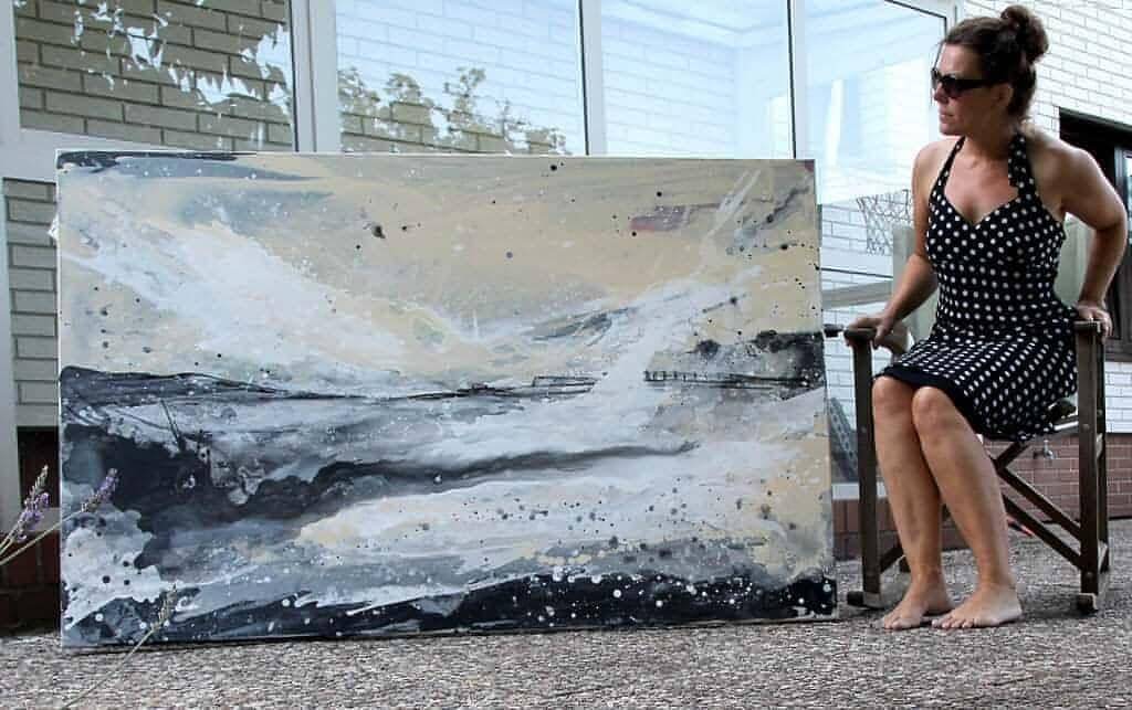 Personalisierte Auftragskunst und Gemälde: grosse-abstrakte-bilder-auftragsmalerei – Kategorie: Originalgemälde – Hersteller: 