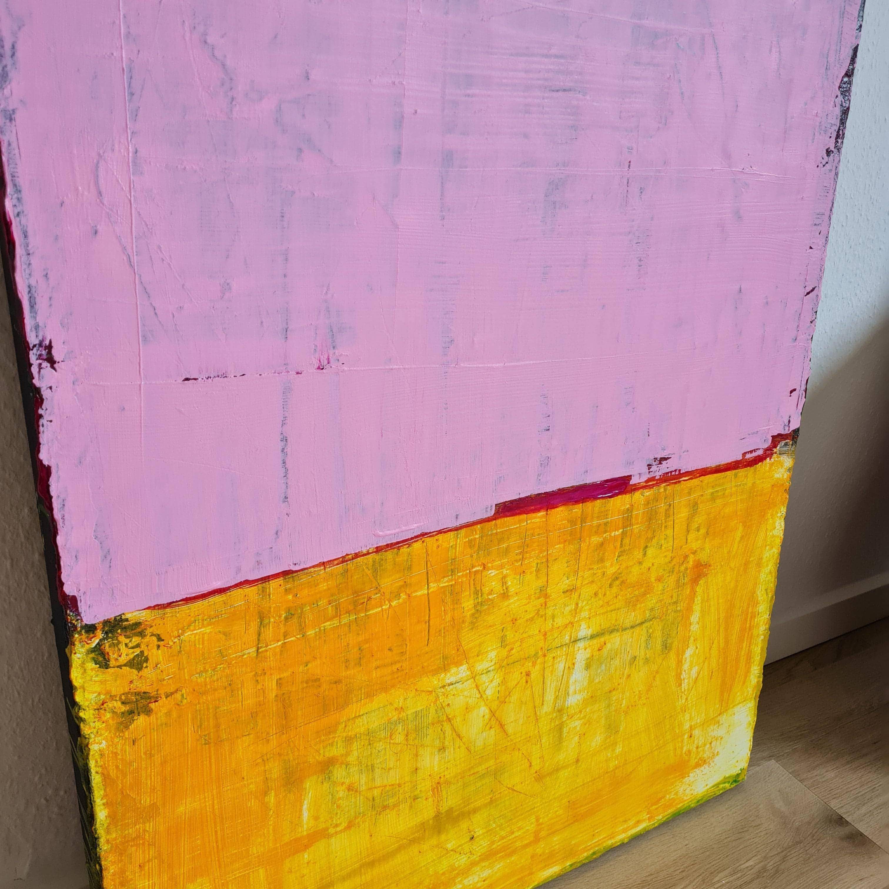 Personalisierte Auftragskunst und Gemälde: rosa-grosse-bilder-modern-abstrakt – Kategorie: Originalgemälde – Hersteller: 