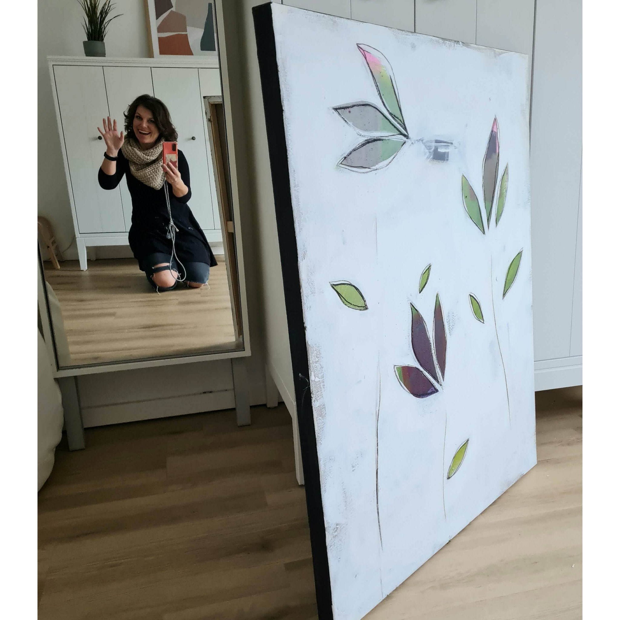 nan – modernes Leinwandbild, Detailansicht Motiv 14.0 für Pinterest, Etsy und Google optimiert