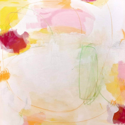Picknick II: Ein frühlingshafter Augenschmaus in Pastell Abstrakte Bilder & moderne Auftragsmalerei, abstrakte große bilder online kaufen, Auftrags Malere