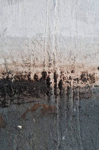Abstraktes Gemälde – Erdenland – Abstrakte Wandkunst über Sofa