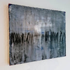 Personalisierte Auftragskunst und Gemälde: blaue-bilder-auftragskunst-lagerfeuer – Kategorie: Originalgemälde – Hersteller: 