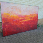 Personalisierte Auftragskunst und Gemälde: rote-sehr-grosse-bilder-auf-leinwand – Kategorie: Originalgemälde – Hersteller: