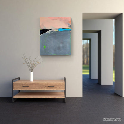 Landschaftsbild als Auftrag - Kunst zum Hineinträumen Abstrakte Bilder & moderne Auftragsmalerei, abstrakte große bilder online kaufen, Auftrags Malere