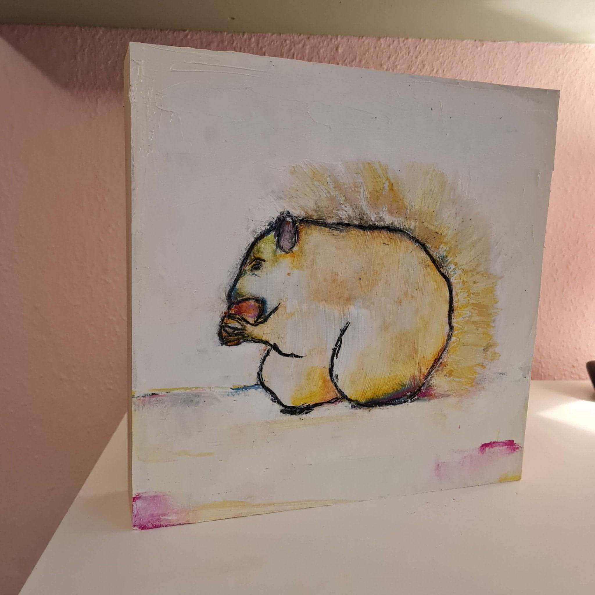 Personalisierte Auftragskunst und Gemälde: eichhornchen-bild – Kategorie: Originalgemälde – Hersteller: