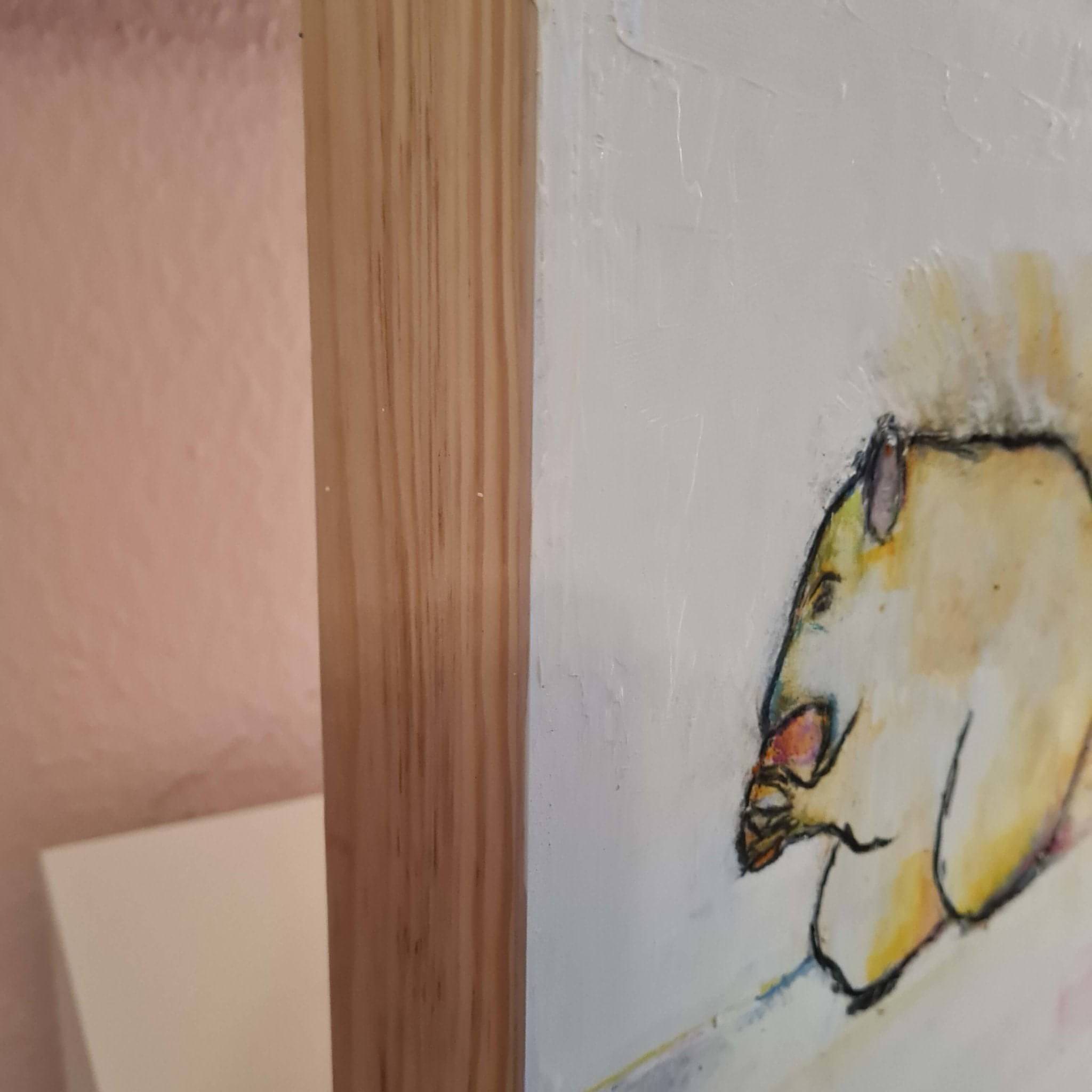 Personalisierte Auftragskunst und Gemälde: eichhornchen-bild – Kategorie: Originalgemälde – Hersteller: