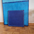 Personalisierte Auftragskunst und Gemälde: blaue-bilder-minimalistisch – Kategorie: Originalgemälde – Hersteller: