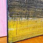 Personalisierte Auftragskunst und Gemälde: schwarz-gelbes-bild-modern – Kategorie: Originalgemälde – Hersteller: 