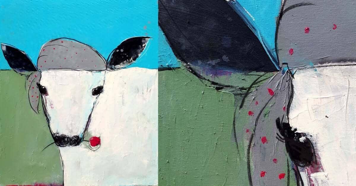 nan – modernes Leinwandbild, Detailansicht Motiv 7.0 für Pinterest, Etsy und Google optimiert