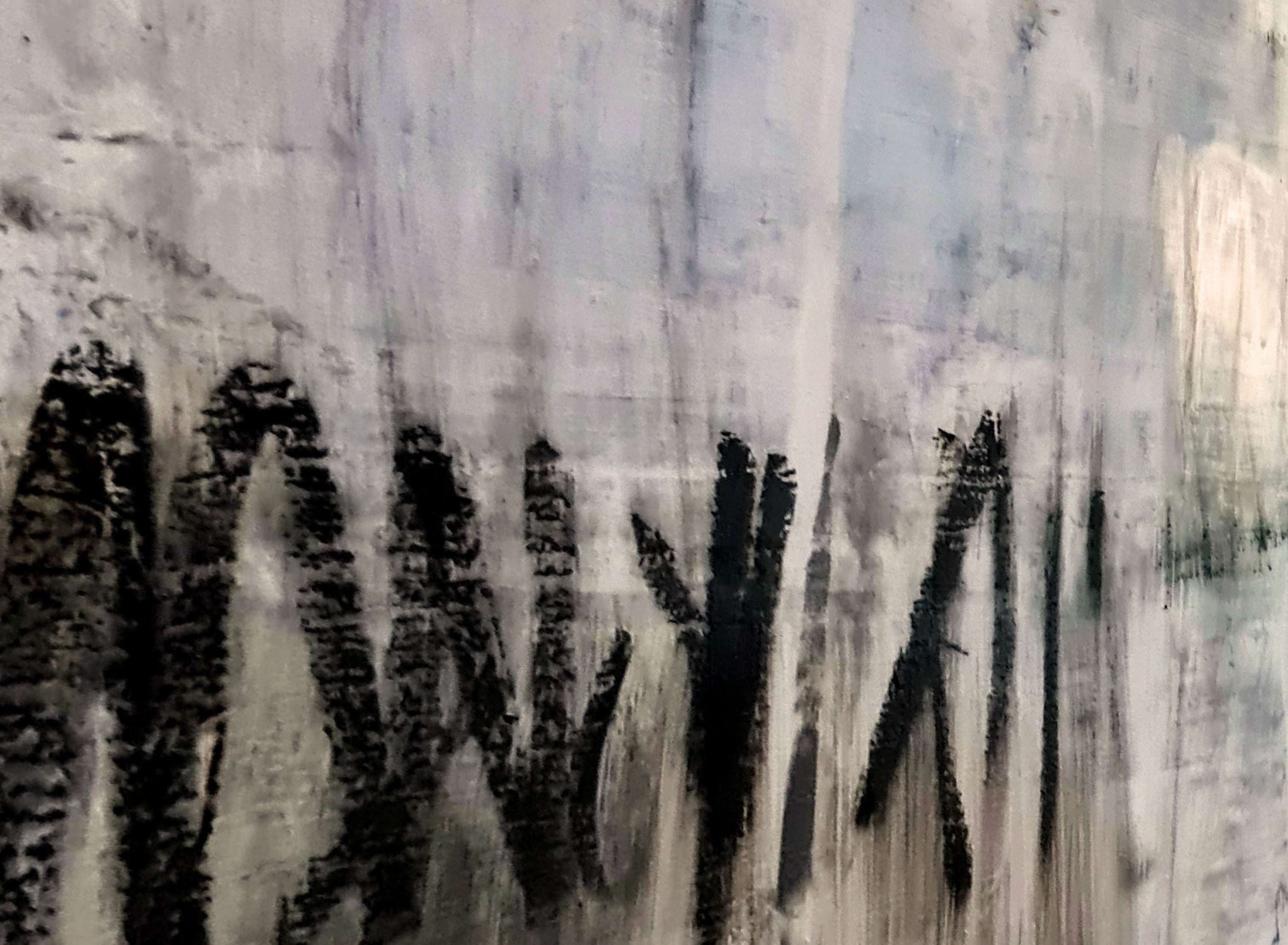 Personalisierte Auftragskunst und Gemälde: blaue-bilder-auftragskunst-lagerfeuer – Kategorie: Originalgemälde – Hersteller: 