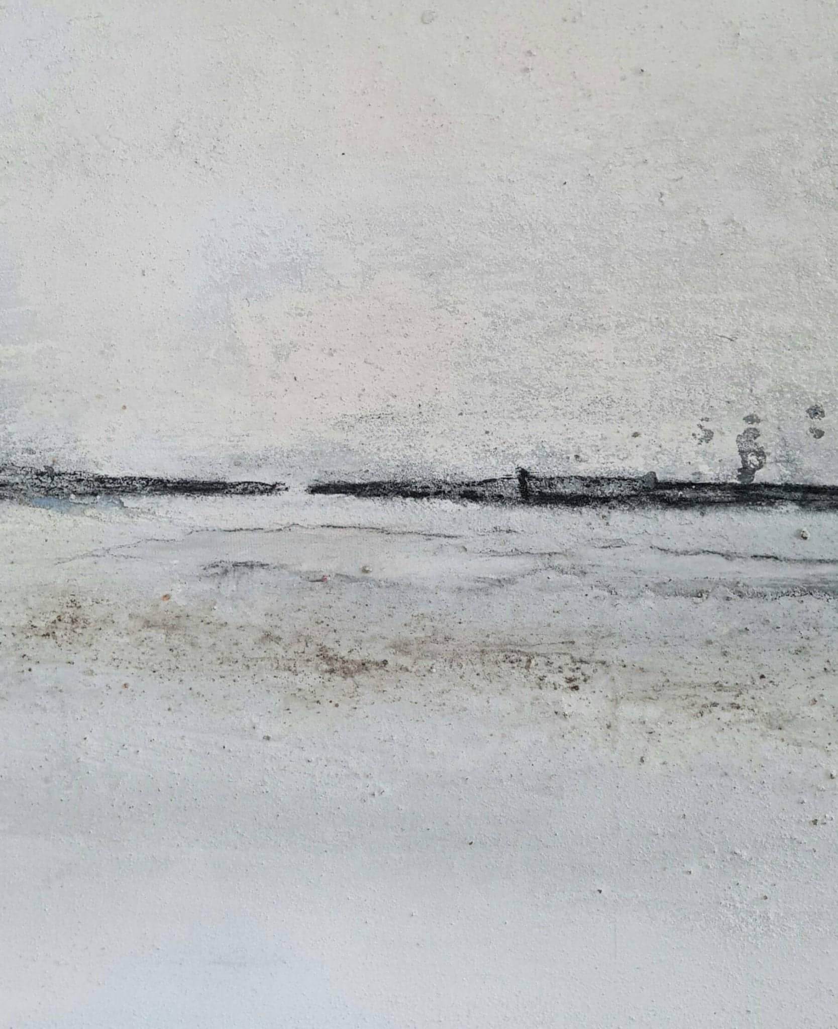 Abstraktes Gemälde – Hochzeitsgeschenk – Zeitgenössische Kunst in Wohnraumansicht