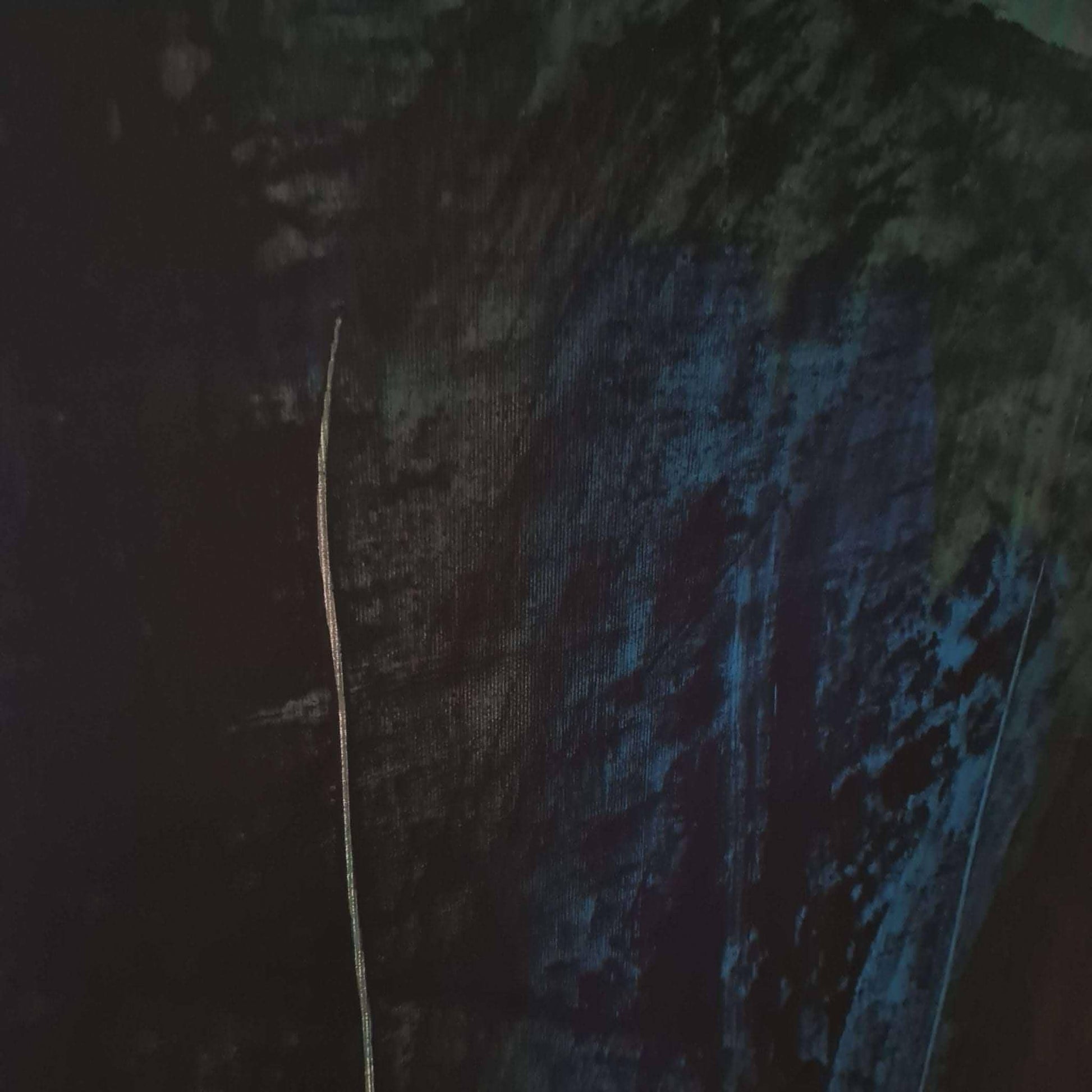 VORHANDEN / blaues abstraktes Bild - modern Art Abstrakte Bilder & moderne Auftragsmalerei, abstrakte große bilder online kaufen, Auftrags Malere