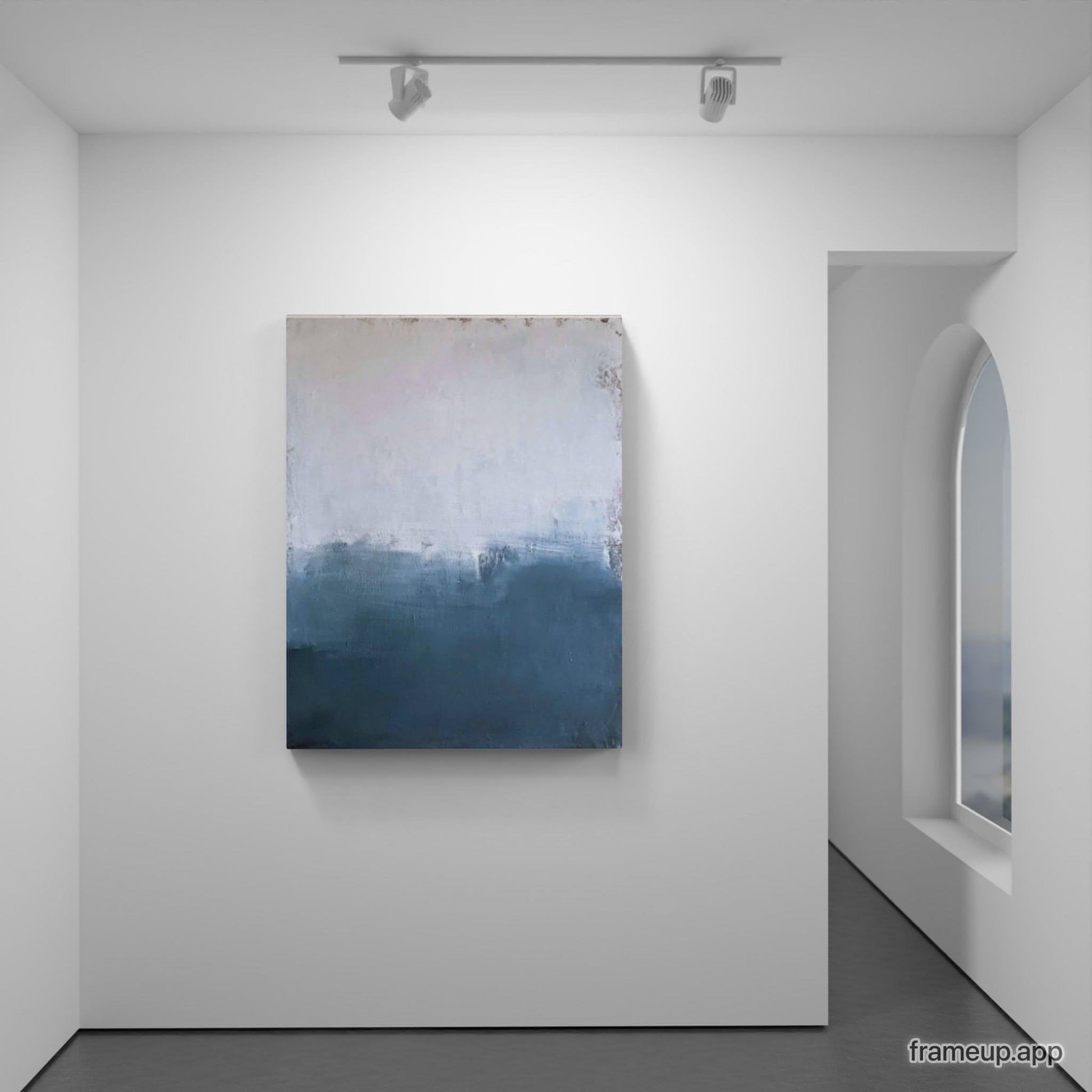 Großes Spachtelbild in Weiß mit starkem Relief Abstrakte Bilder & moderne Auftragsmalerei, abstrakte große bilder online kaufen, Auftrags Malere