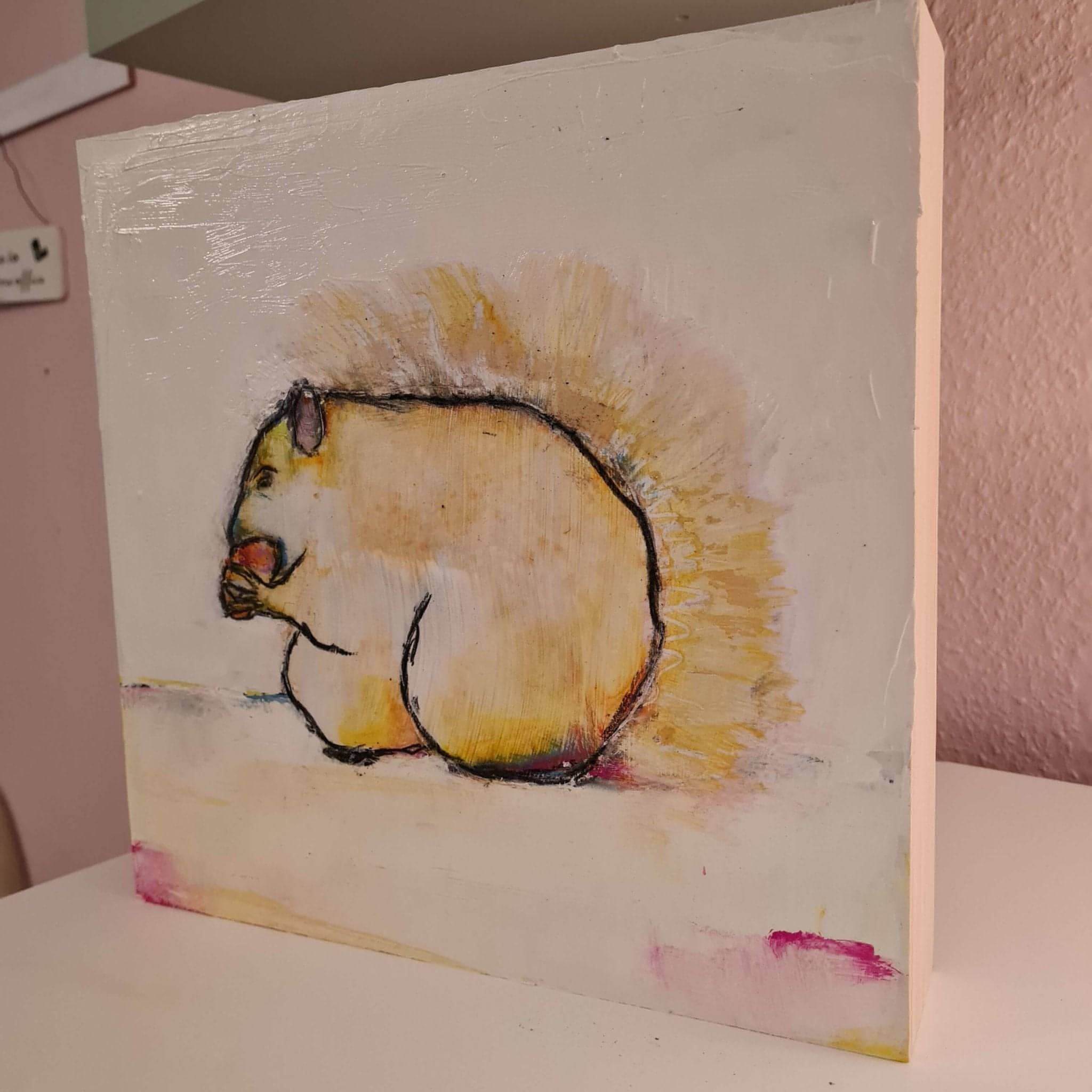 Personalisierte Auftragskunst und Gemälde: eichhornchen-bild – Kategorie: Originalgemälde – Hersteller: