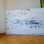 Personalisierte Auftragskunst und Gemälde: weisse-grosse-bilder-mit-schwung – Kategorie: Originalgemälde – Hersteller: