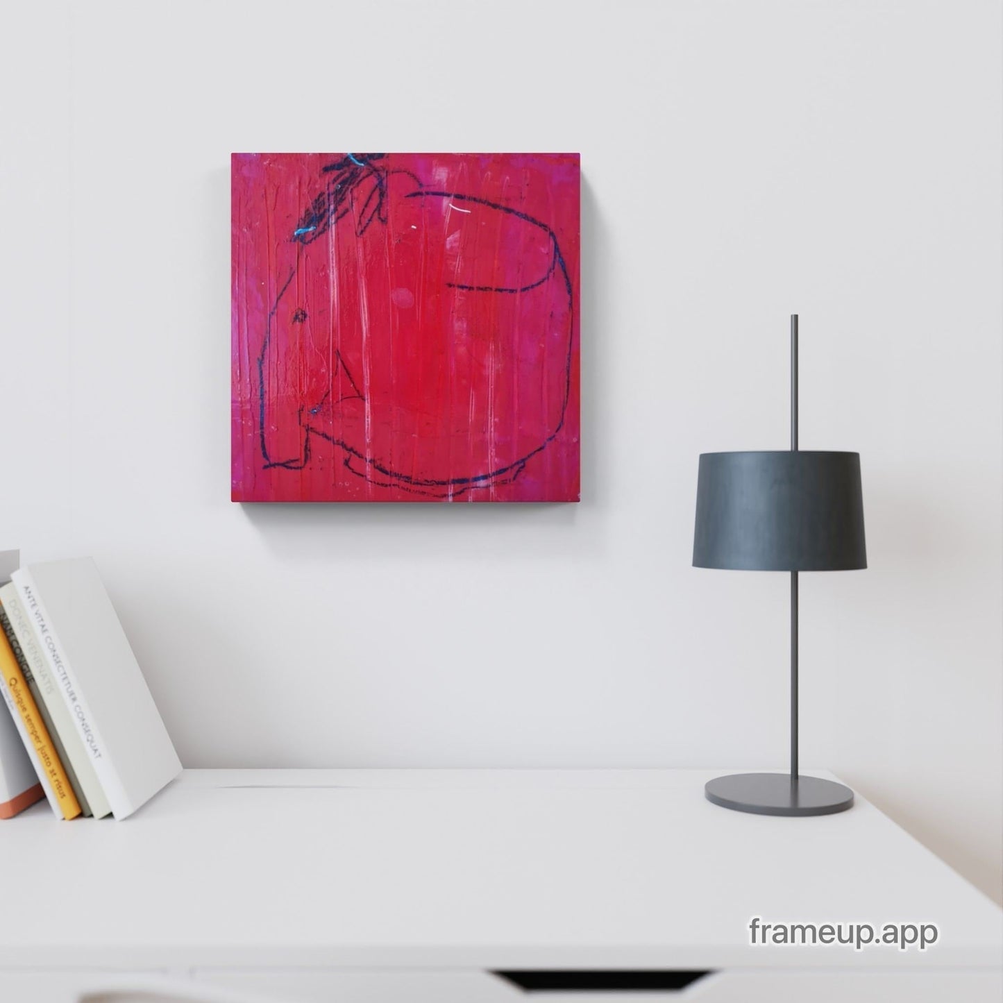 "Elefantenwitze" - Ein abstraktes Kunstwerk auf Holzkörper Abstrakte Bilder & moderne Auftragsmalerei, abstrakte große bilder online kaufen, Auftrags Malere