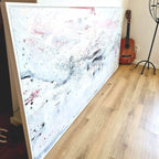 Personalisierte Auftragskunst und Gemälde: weisse-grosse-bilder-mit-schwung – Kategorie: Originalgemälde – Hersteller: