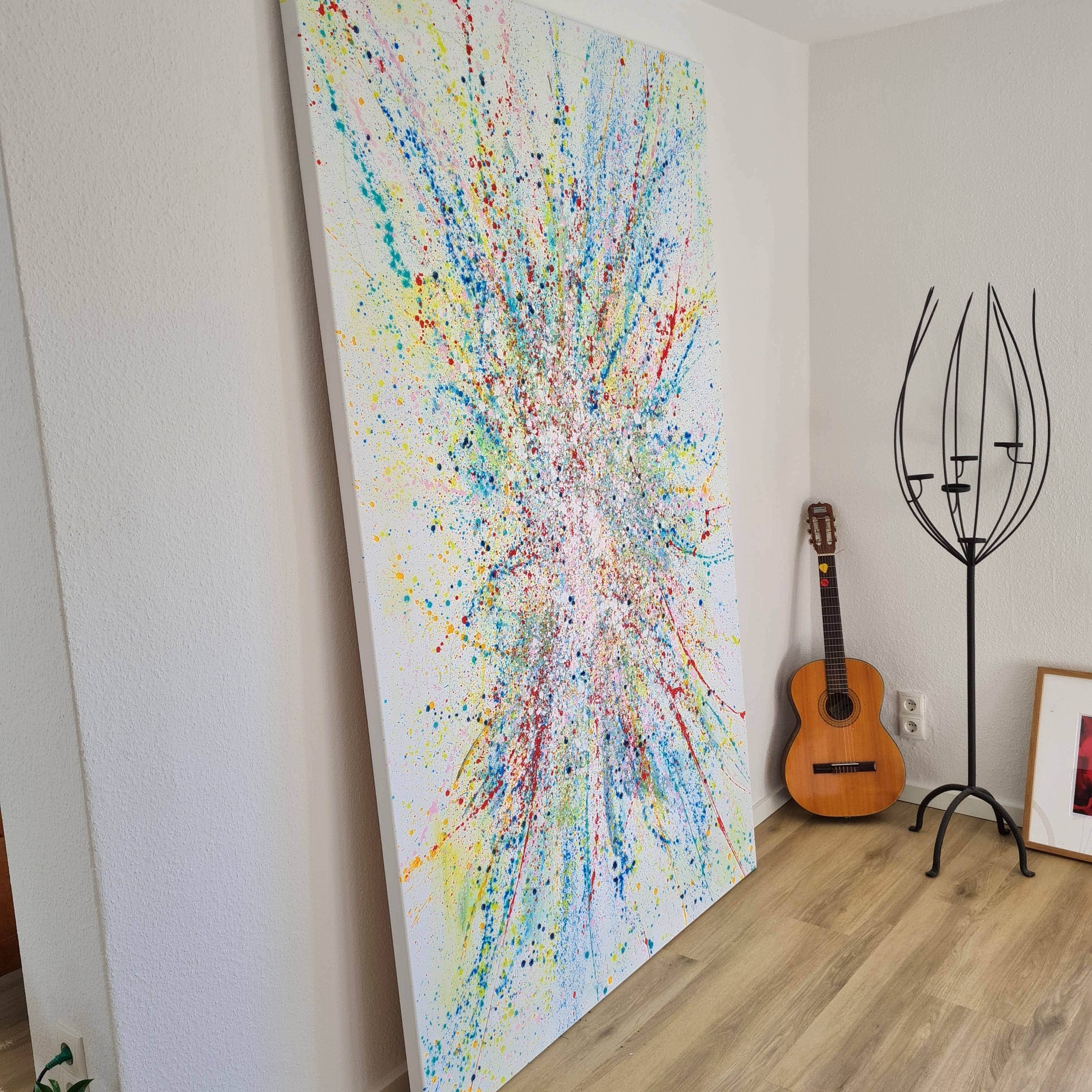 Personalisierte Auftragskunst und Gemälde: grosses-wandbilder-bunt – Kategorie: Originalgemälde – Hersteller: