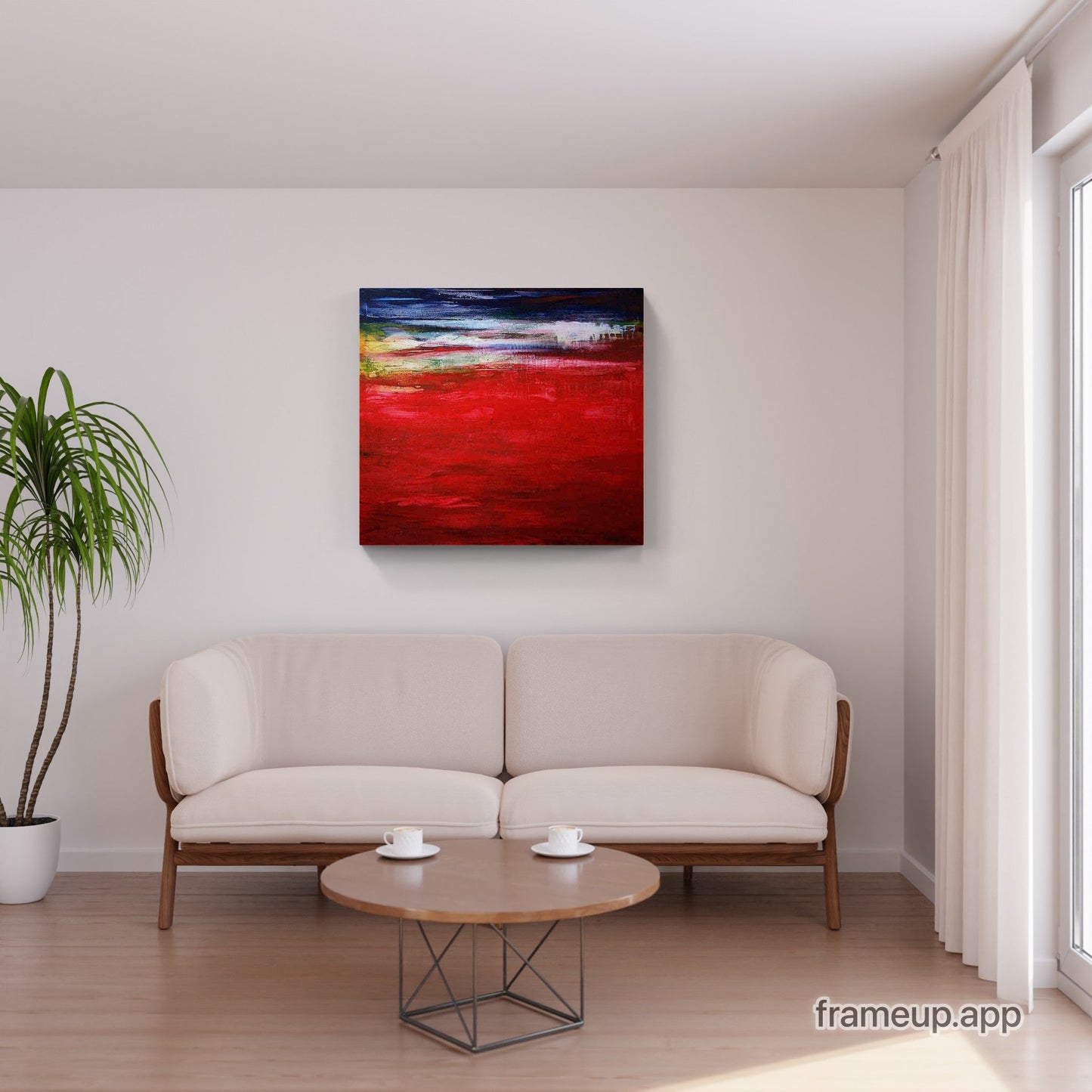 rotes abstraktes Bild als Auftragskunst bestellen "Traumreise" Abstrakte Bilder & moderne Auftragsmalerei, abstrakte große bilder online kaufen, Auftrags Malere