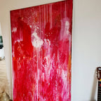 Personalisierte Auftragskunst und Gemälde: rote-grosse-moderne-bilder – Kategorie: Originalgemälde – Hersteller: