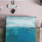 Blaues Bild Horizont der Resonanz