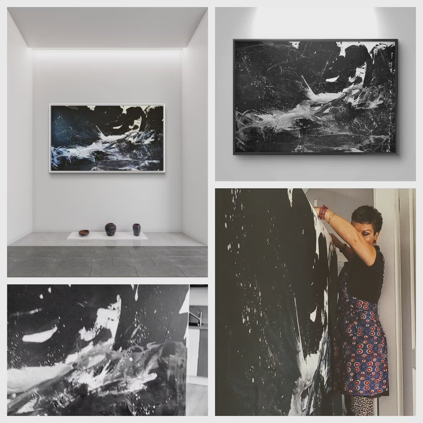 Abstraktes Gemälde XXL – Impulse Xxl