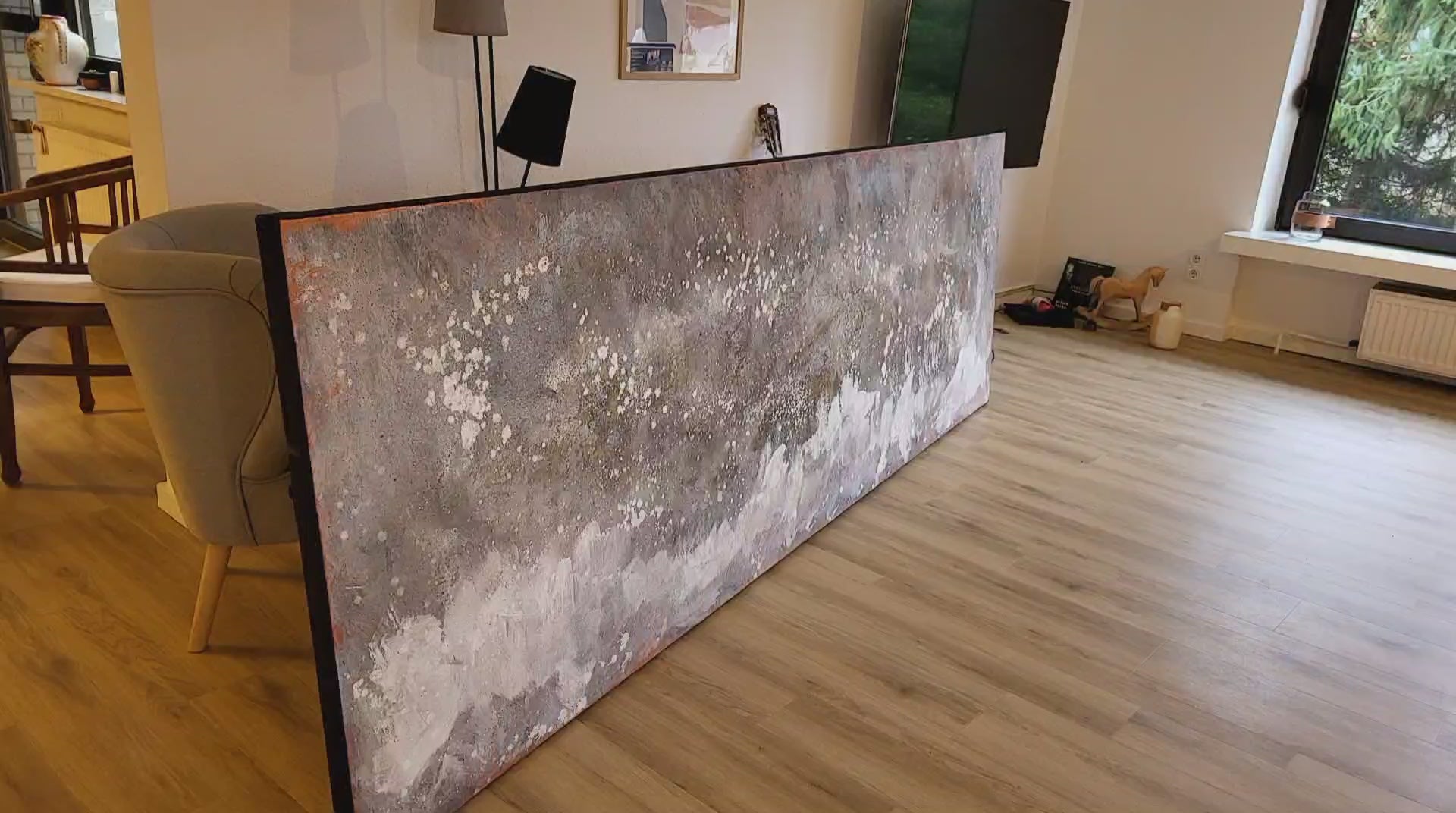 Abstraktes Gemälde – Bilder individuelle kunst fuer unternehmen malen lassen