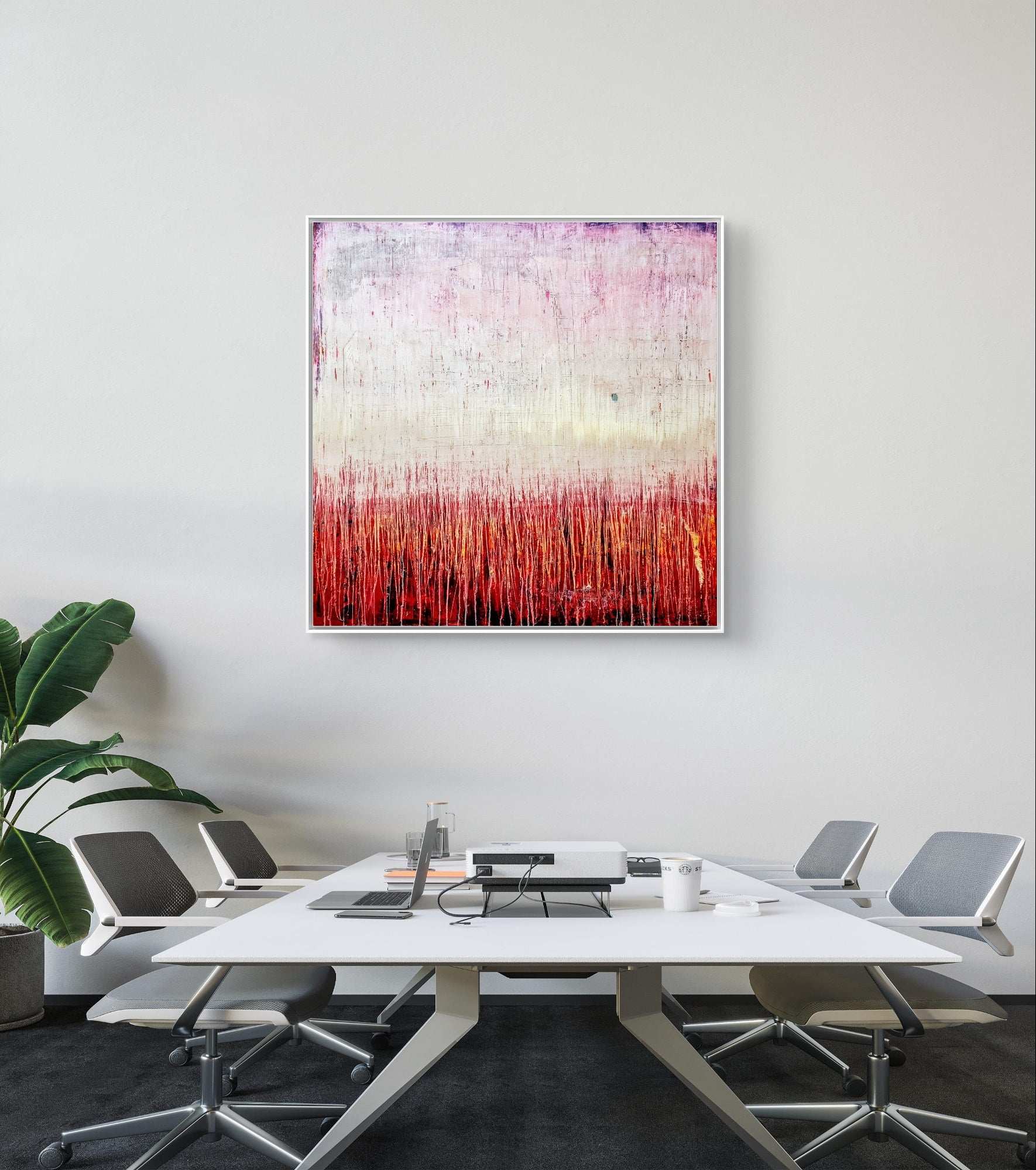 Jung sein – sofort versandbereites Leinwandbild in nan, großes Kunstwerk für moderne Wohnräume