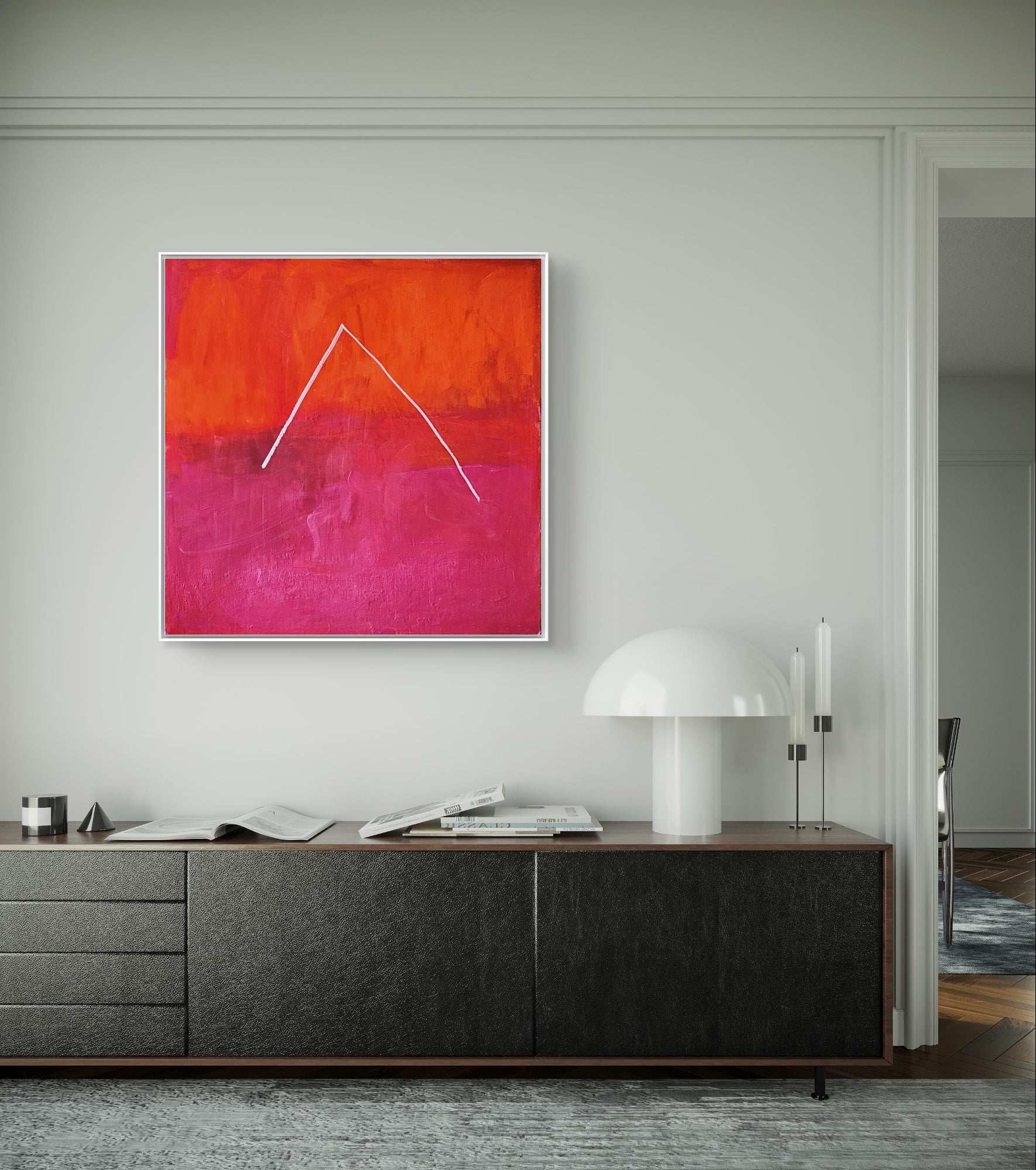 Wir sind für immer – sofort versandbereites Leinwandbild in nan, großes Kunstwerk für moderne Wohnräume