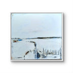 Rehfamilie - weißes Bild