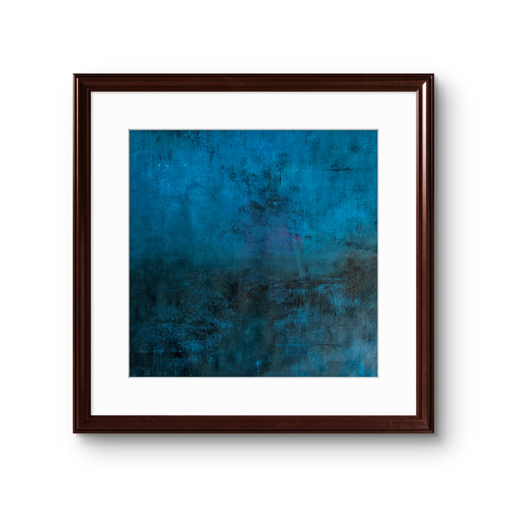 Blaue Studie auf Rolle