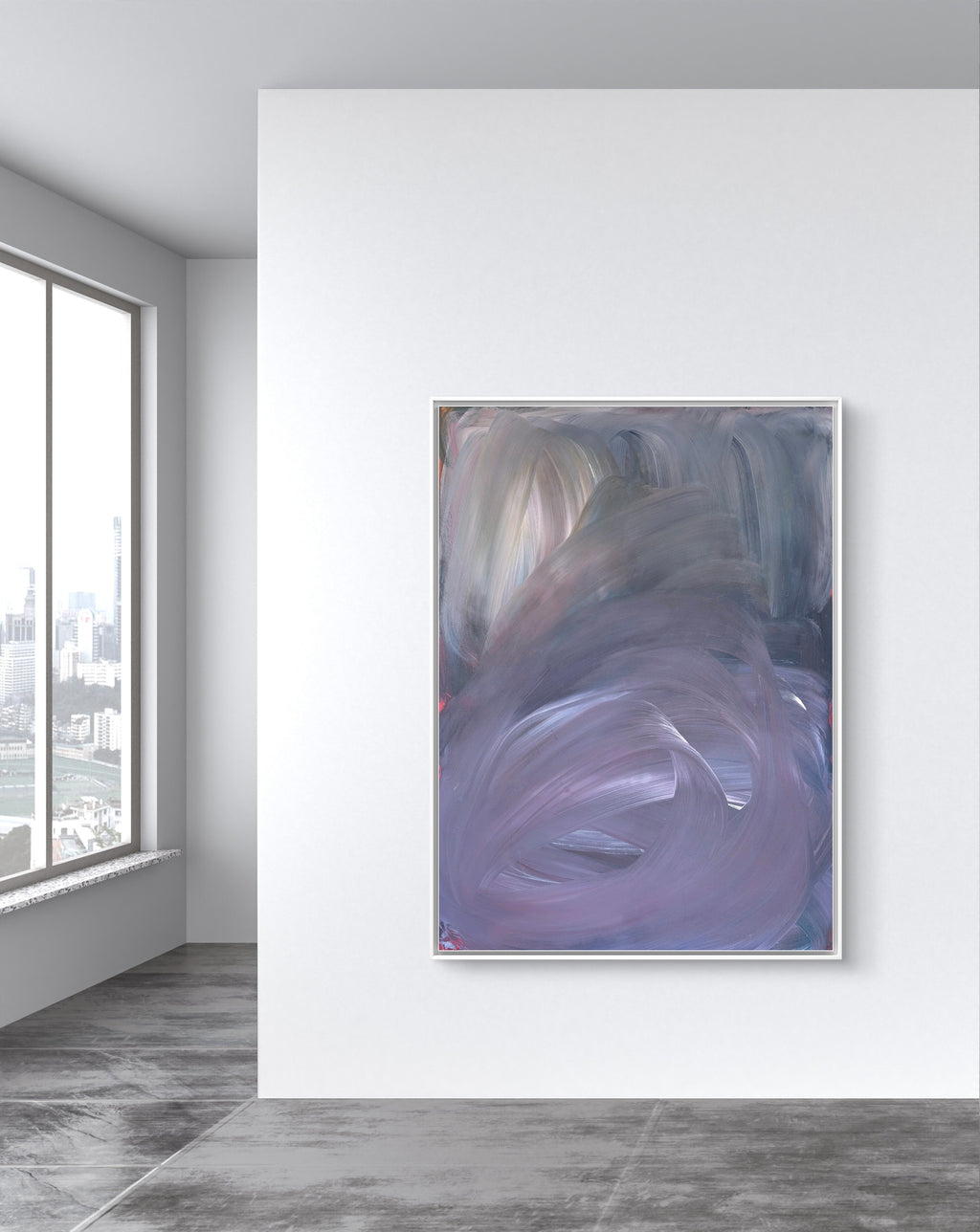 Bild in lila xxl - Seelenschwung