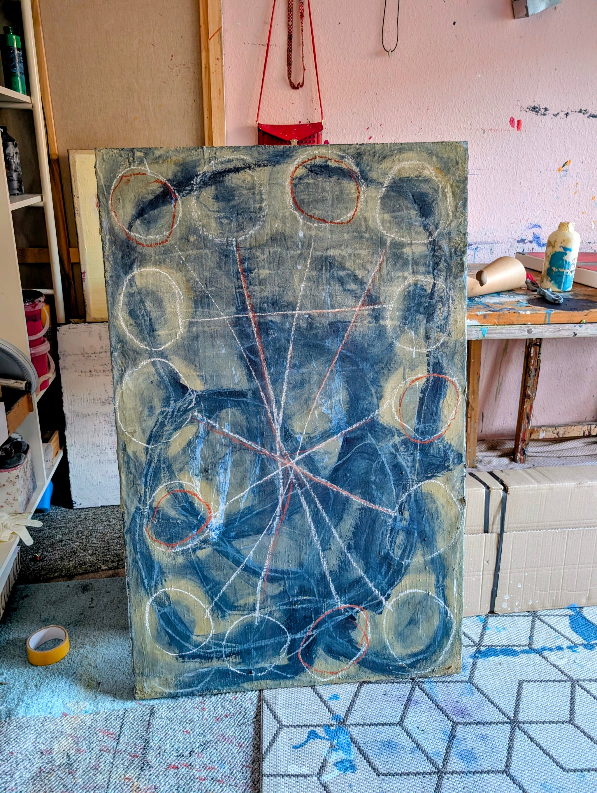 Anderer Meinung sein - Bildende Kunst – sofort versandbereites Leinwandbild in nan, großes Kunstwerk für moderne Wohnräume