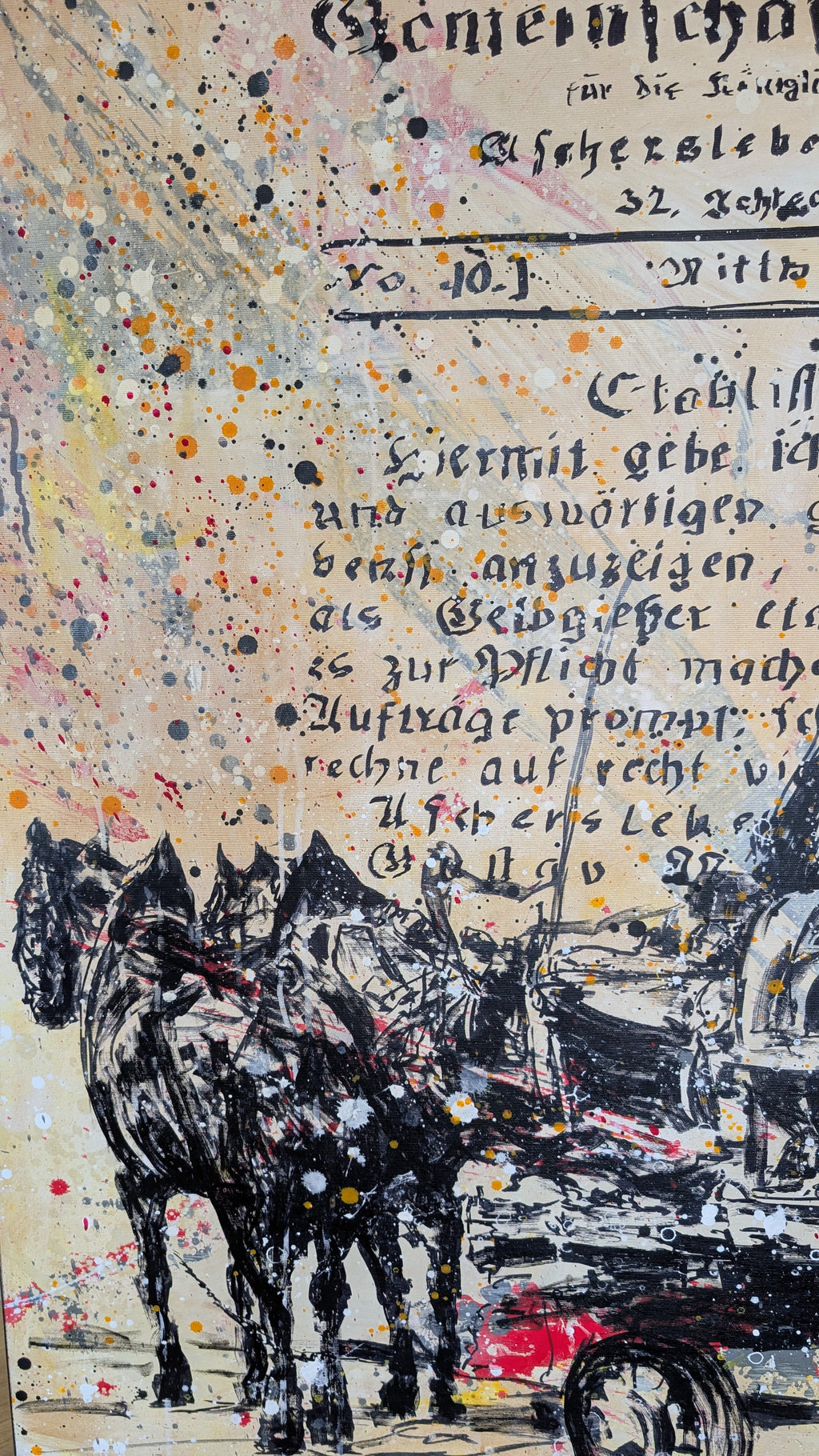 Kunst für Unternehmen - Schwungvoll mit Logo