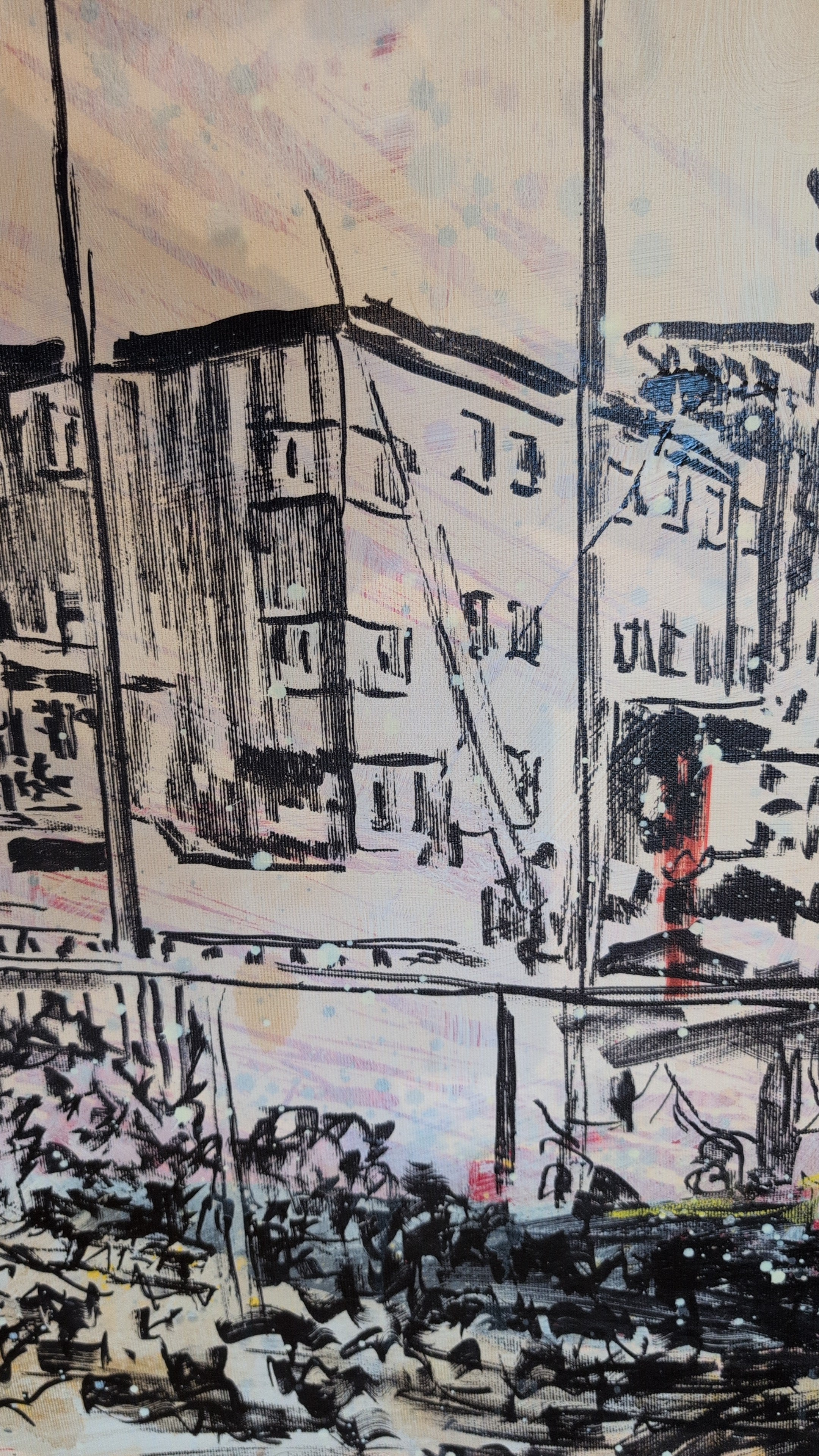 Kunst für Unternehmen - Schwungvoll mit Logo