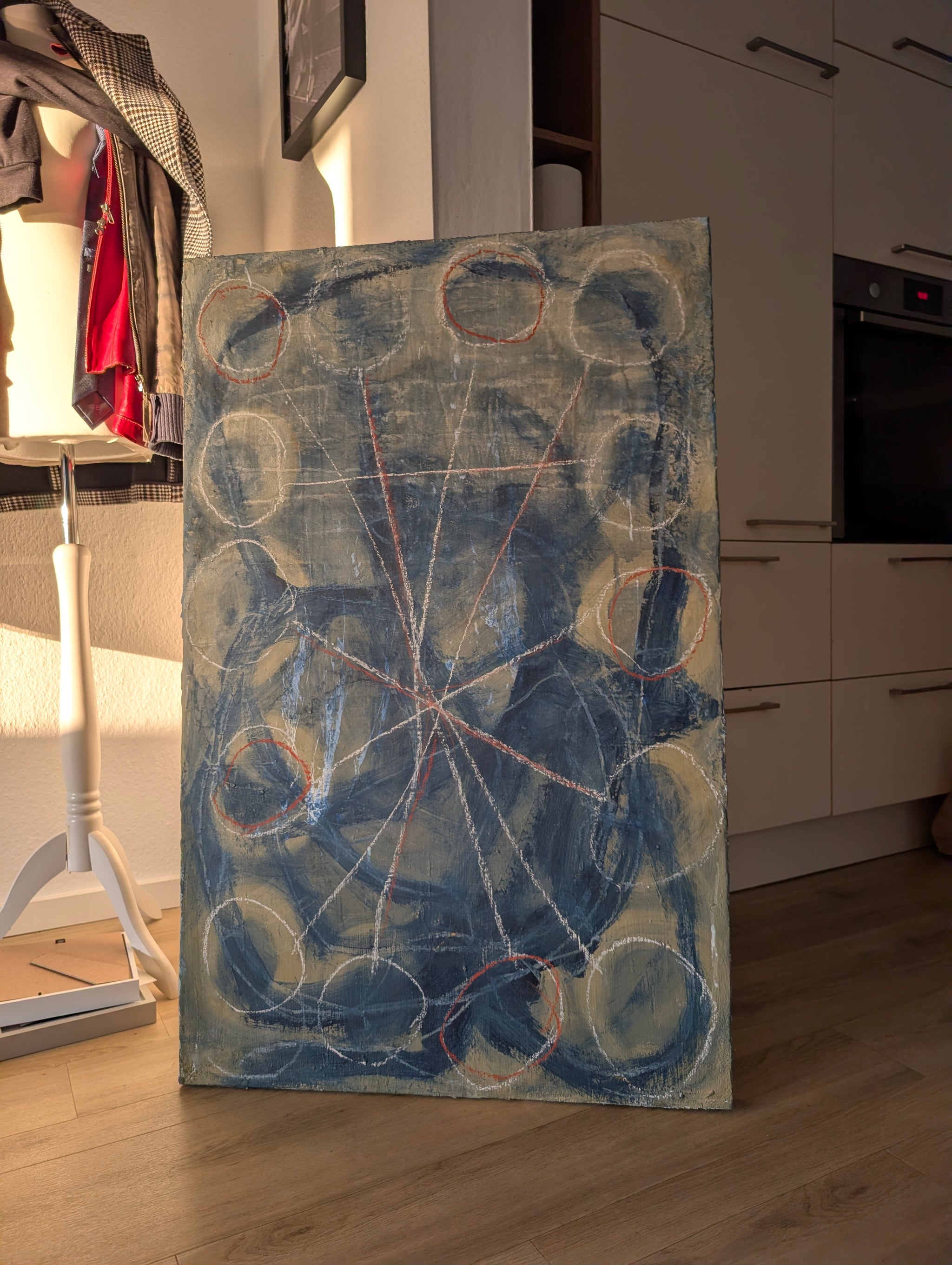 Anderer Meinung sein - Bildende Kunst – sofort versandbereites Leinwandbild in nan, großes Kunstwerk für moderne Wohnräume