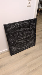 Bilder Duo in grün weiss und schwarz