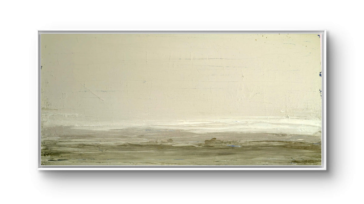 160.0cm cm großes gruenes Original Gemälde Zwischen Sommer und Herbst II sofort lieferbar – großes Leinwandbild für Wohnzimmer über Sofa, direkt versandbereit