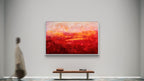 Freies Spiel ✦ Rotes Großformat – Kuratiert von Galerie artvergnuegen 200x135cm
