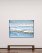 Nordseestrand - blaues Bild - 160 x 120 cm