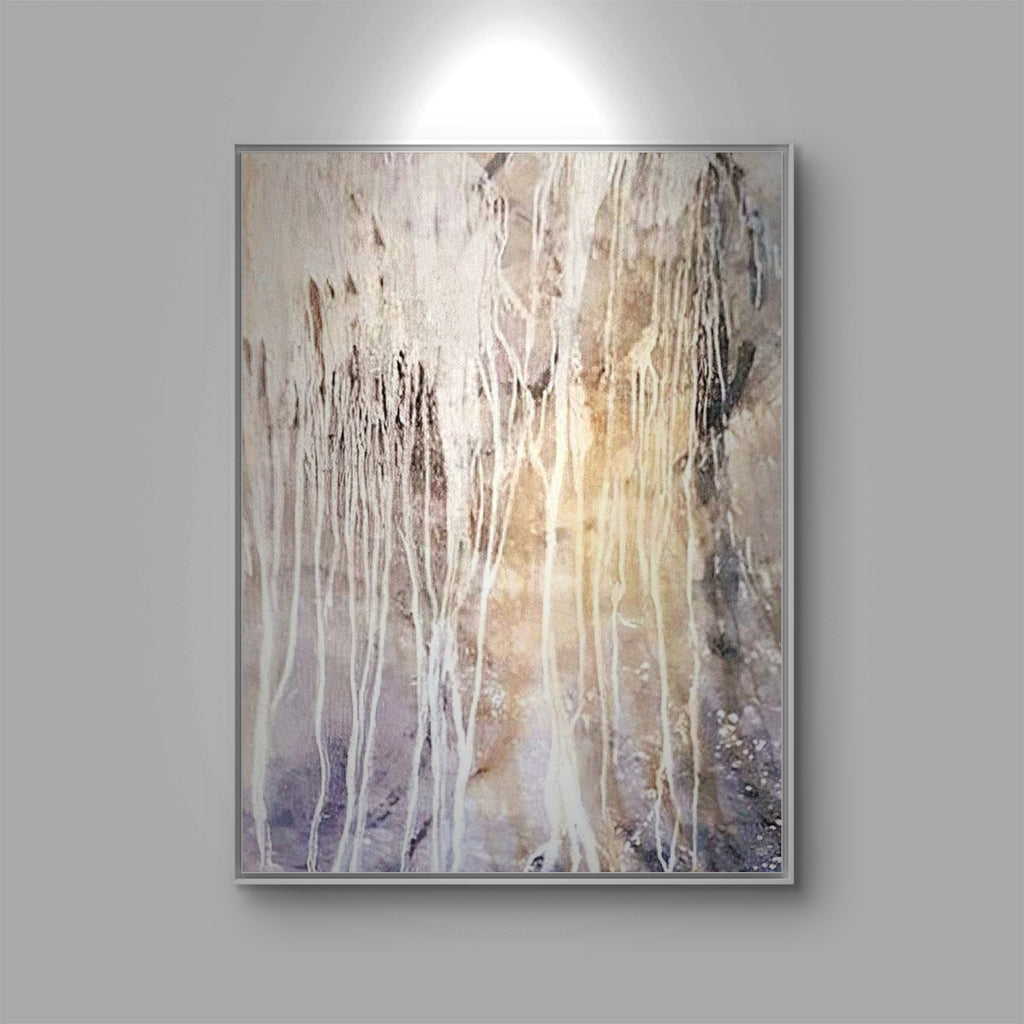 Vereint sein - Beige weißes Bild