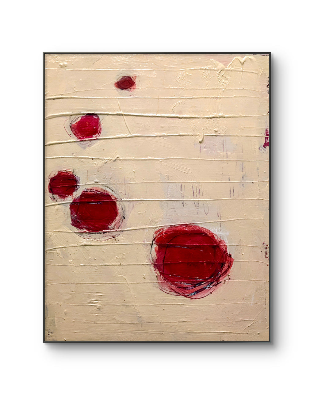 Nachhause kommen - beige rot