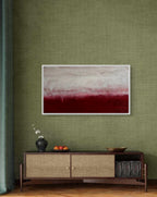 Zwischen Himmel und Erde - Bild Weinrot Weiß